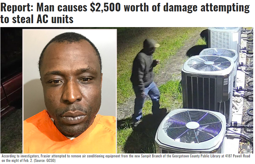 Man Causes 2500 Damage