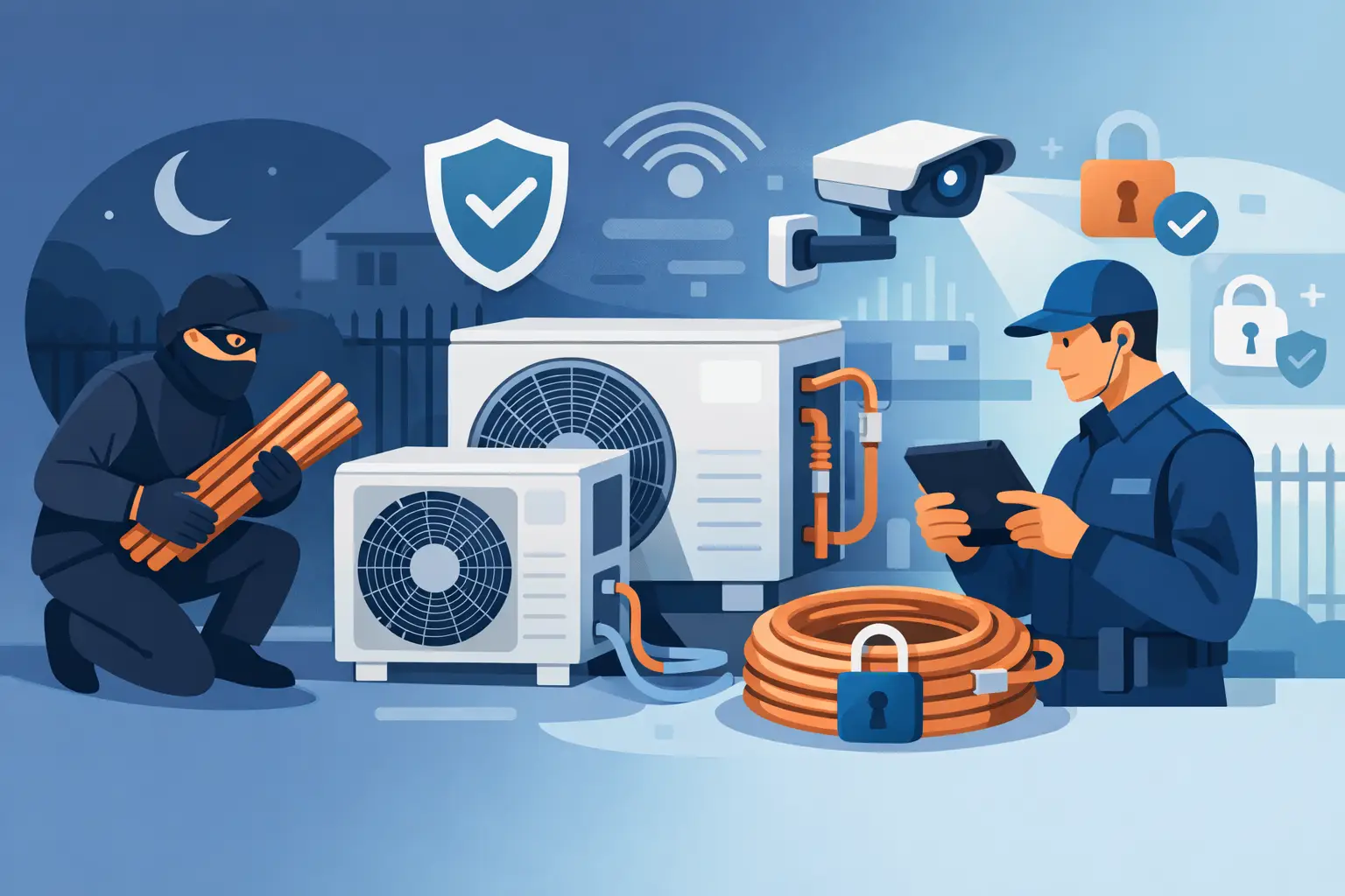 Air Conditioning Copper Theft Solutions That Work