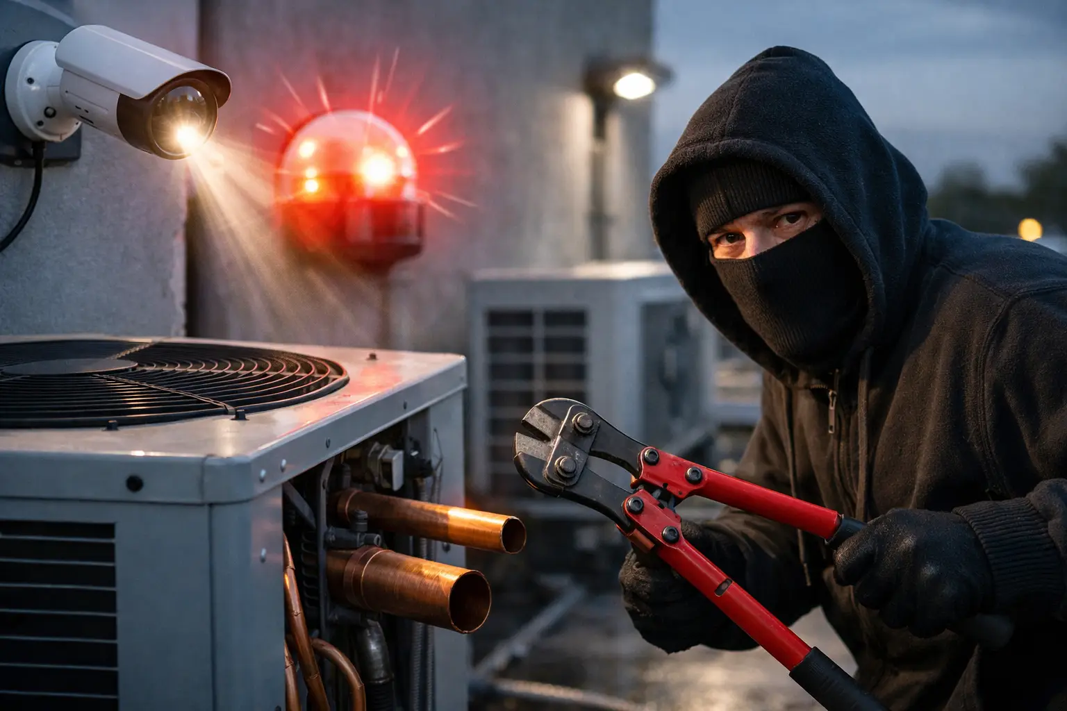 HVAC Theft Alarm: What Actually Stops Copper Thieves