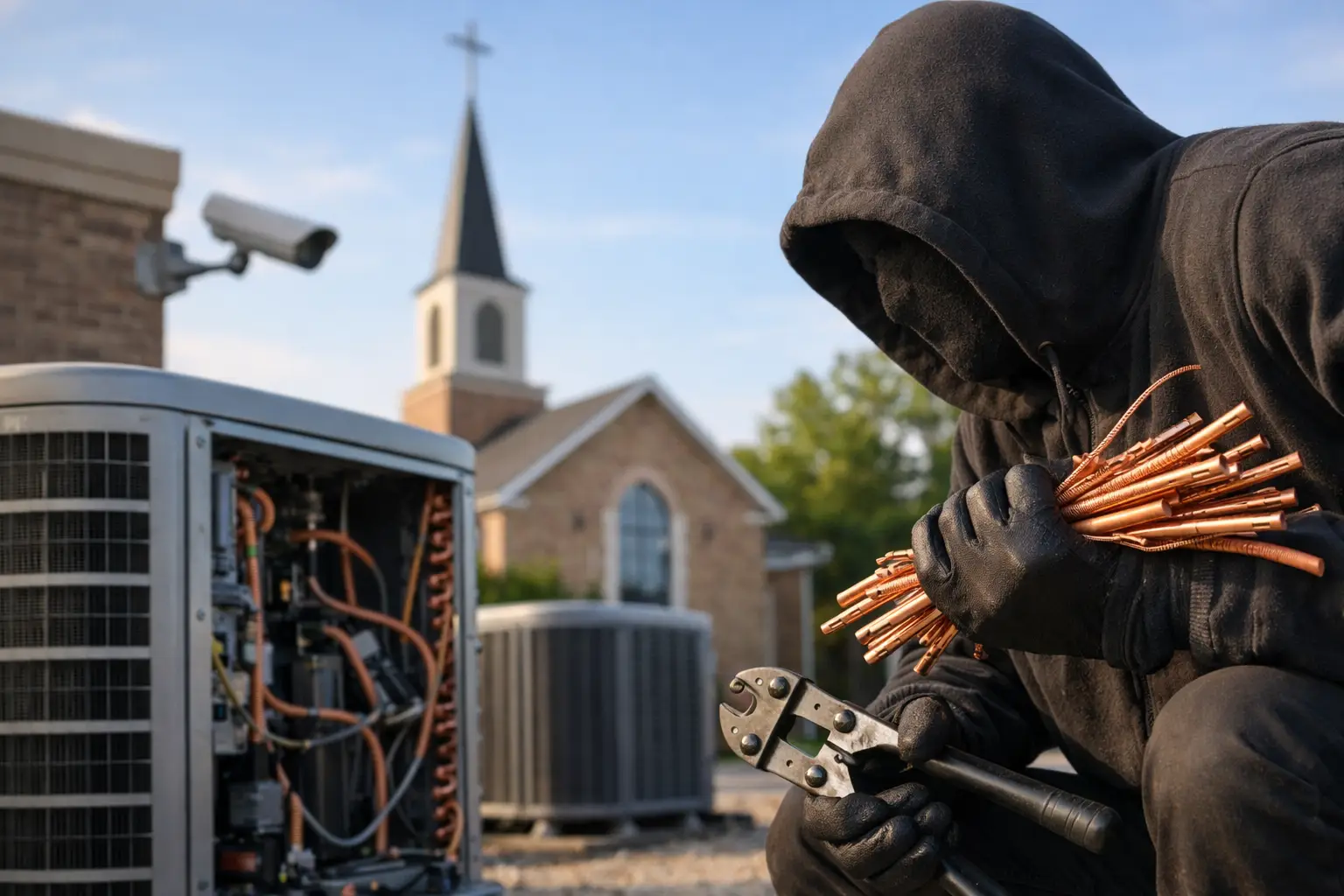 Stopping Church AC Copper Theft Before It Spreads