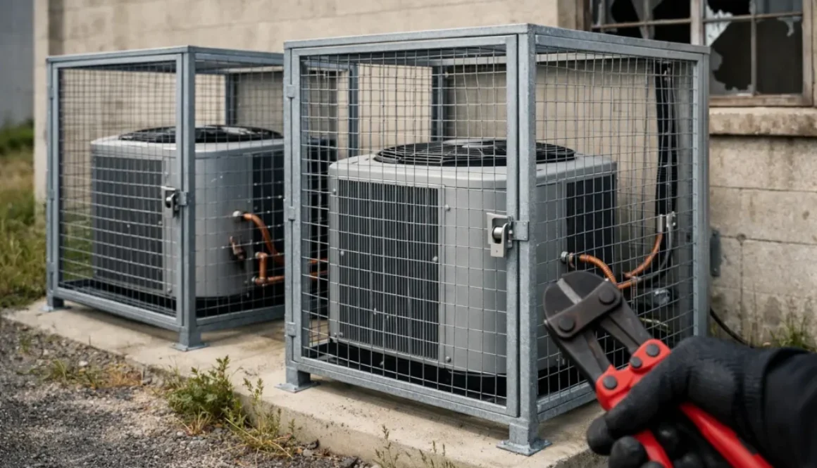 Vacant Property AC Security That Stops Copper Theft