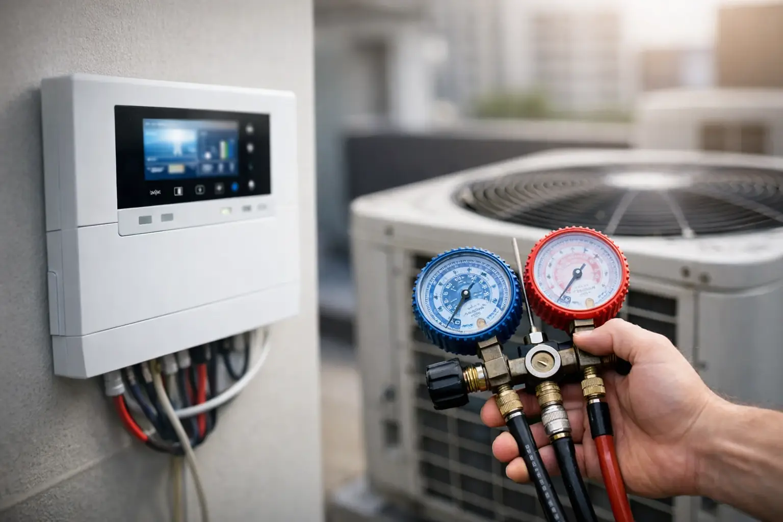 Can Alarm Panels Monitor Pressure at A/C Units?