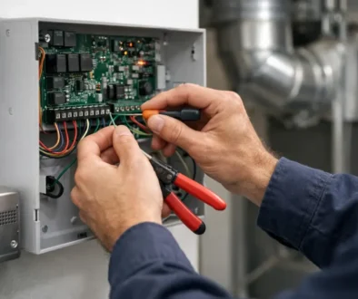 How to Wire an HVAC Sensor Alarm Panel Safely