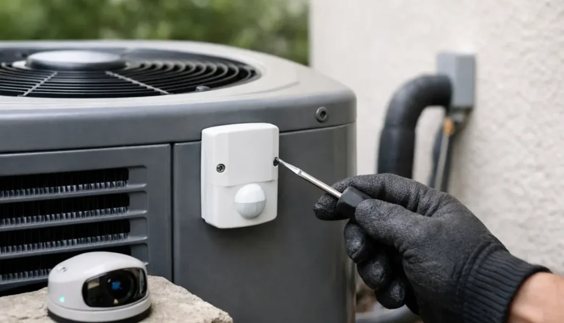HVAC Tamper Sensor Protection for A/C Units