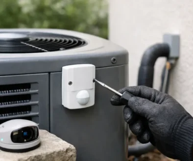 HVAC Tamper Sensor Protection for A/C Units