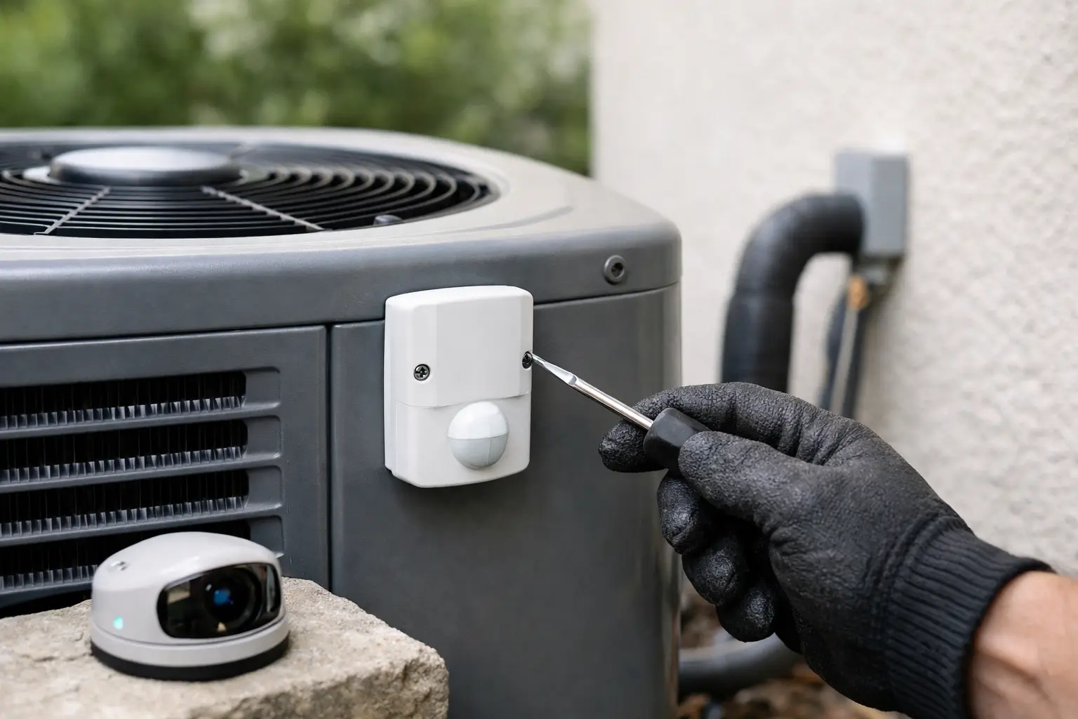HVAC Tamper Sensor Protection for A/C Units