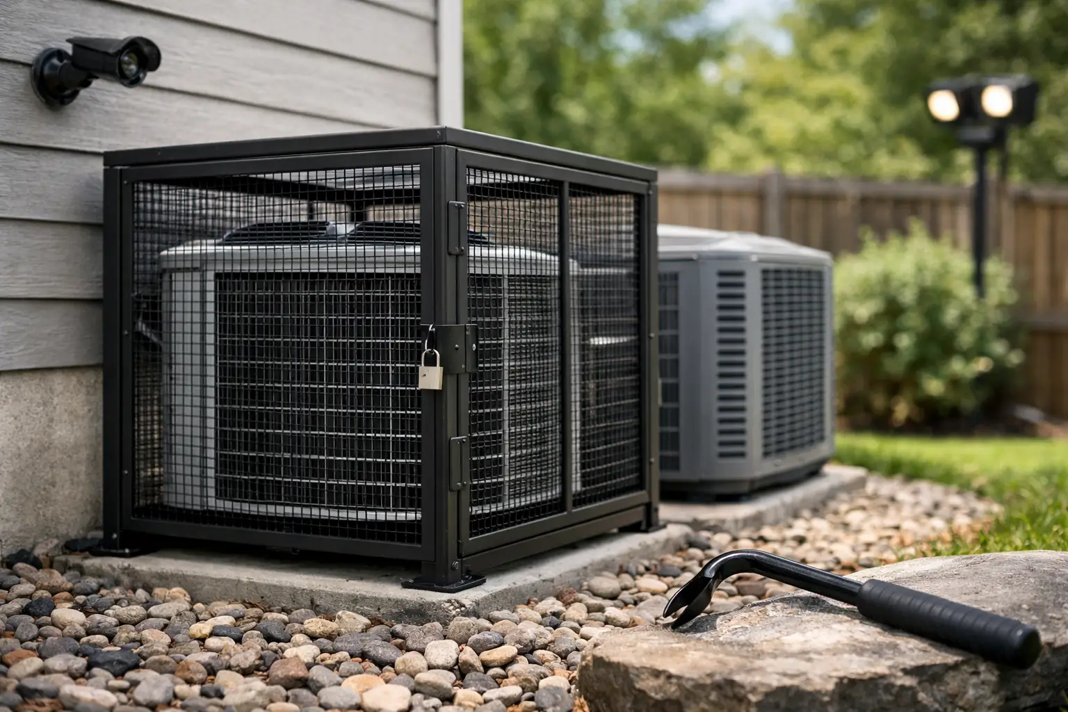 Outdoor AC Protection Devices That Stop Theft