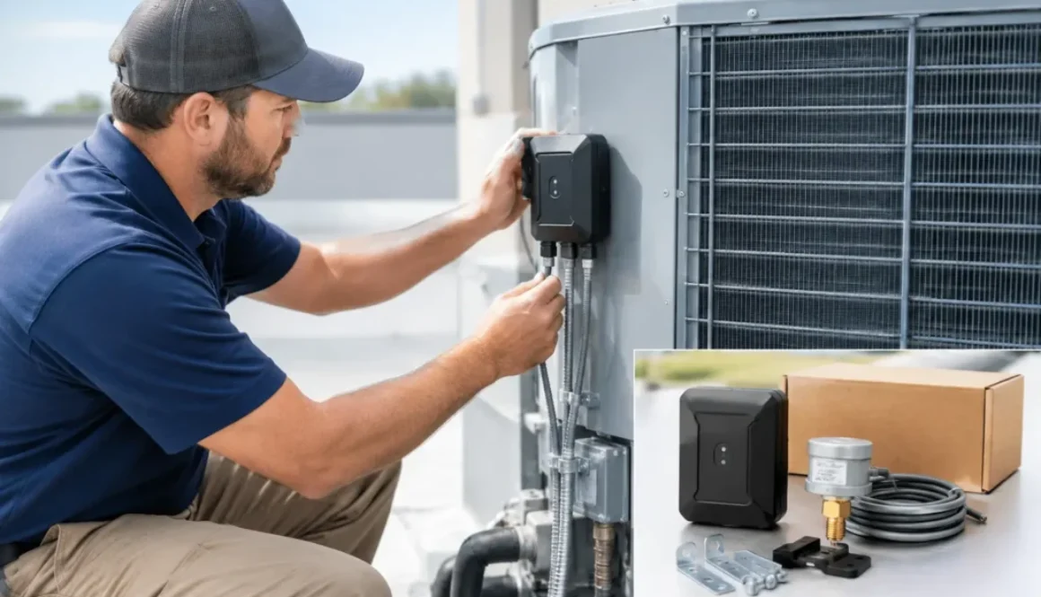 Contractor Alarm Retrofit Example for A/C Protection