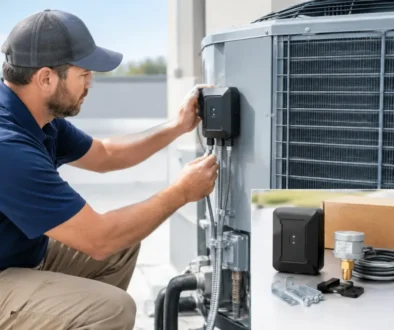 Contractor Alarm Retrofit Example for A/C Protection