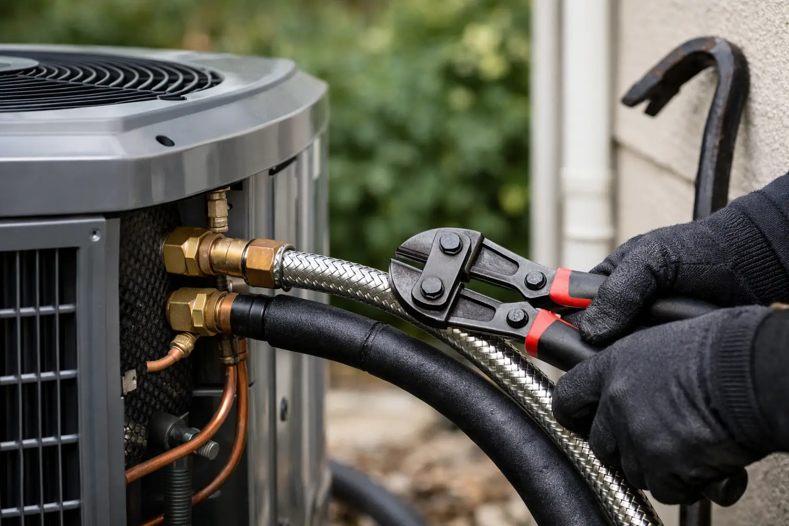 Refrigerant Line Protection Guide for A/C Theft