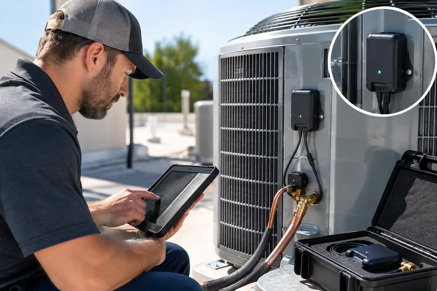 How Condenser Pressure Monitoring Works for Theft Detection