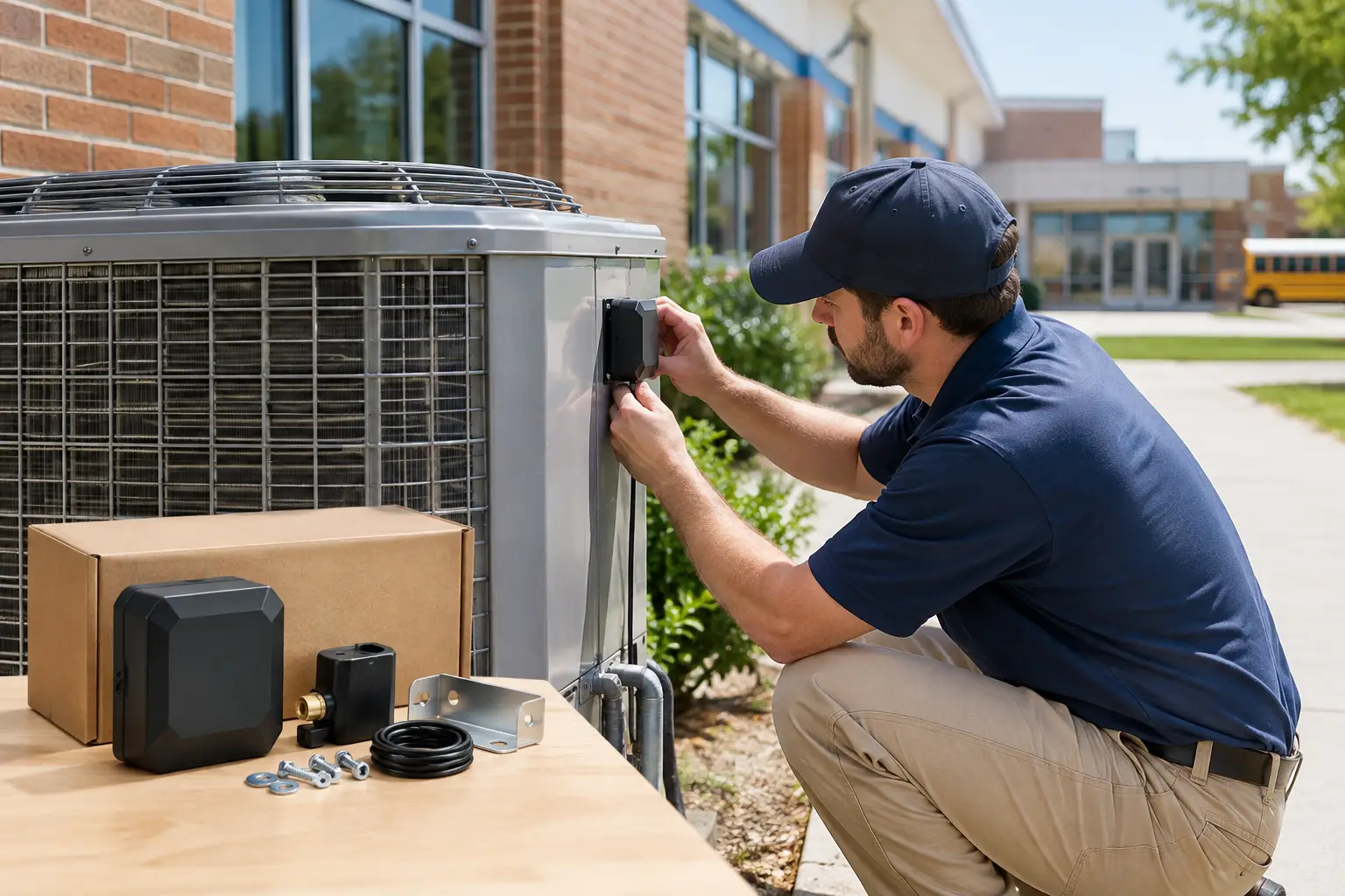 How to Protect School Air Conditioners From Theft