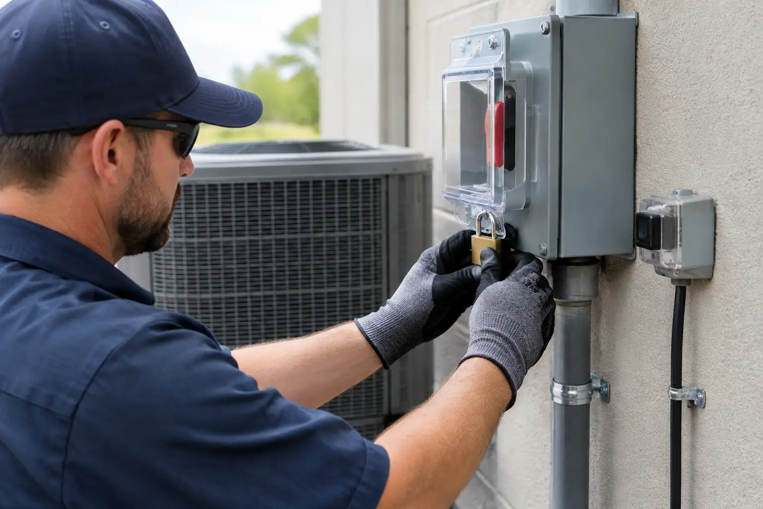 How to Secure HVAC Disconnects Against Tampering